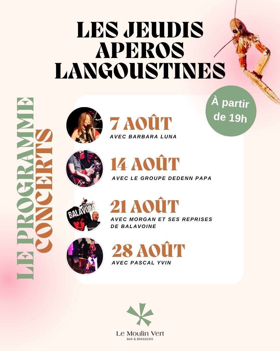 Apéros langoustines du jeudi